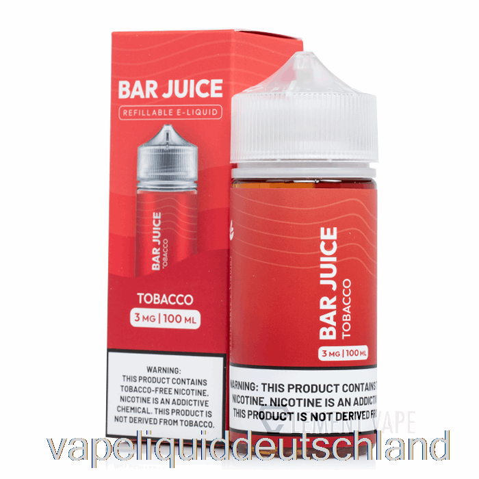 Tabak - Riegelsaft - 100 Ml 6 Mg Vape Deutschland